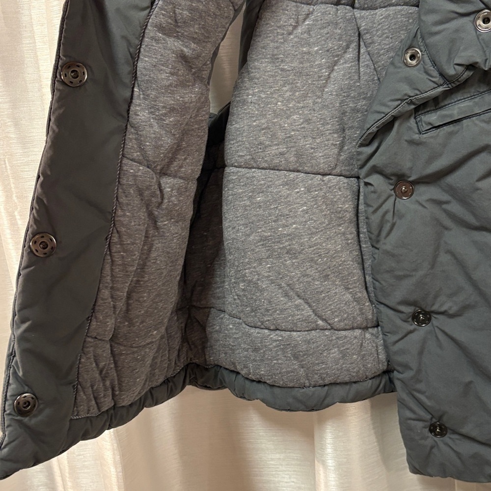 RARE Free People Shark Grey Pillow Puffer Vest Medium Retired Style - Picture 11 of 15